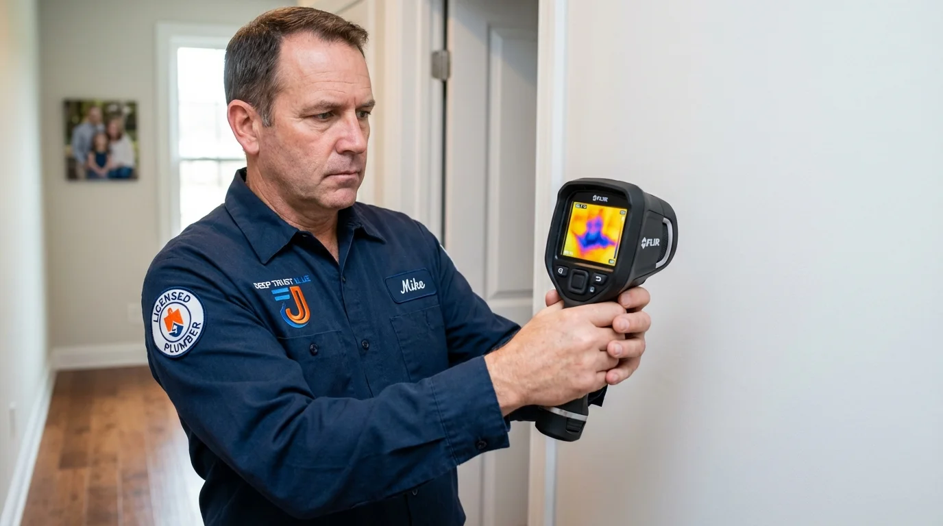 Thermal imaging leak detection by Johns Plumbing LLC in Brooklyn
